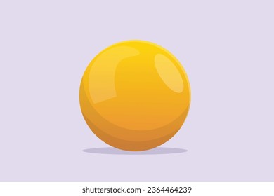 Round and oval balls for different sports and recreational activities concept. Equipment for sport games. Colored flat vector illustration isolated. 