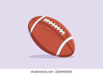 Round and oval balls for different sports and recreational activities concept. Equipment for sport games. Colored flat vector illustration isolated. 