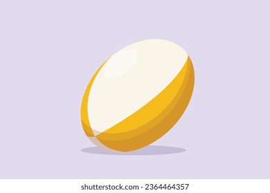 Round and oval balls for different sports and recreational activities concept. Equipment for sport games. Colored flat vector illustration isolated. 
