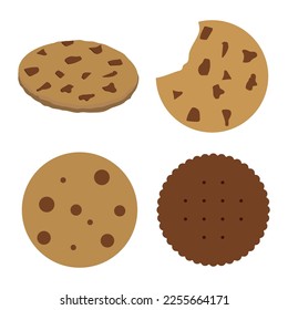 round pastry icon illustration design