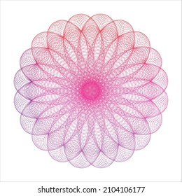 Round pattern pink color with
Floral abstract design for tiles and windowpanes Texture, Plywood and others