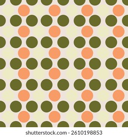 round pattern Seamless fabric design like ornament vector
