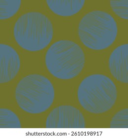 round pattern Seamless fabric design like ornament vector