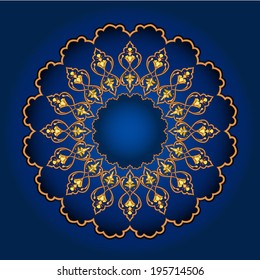 round pattern vector