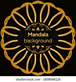 Round pattern, vector ornament Outline flower mandala. decorative ornament. floral design element.