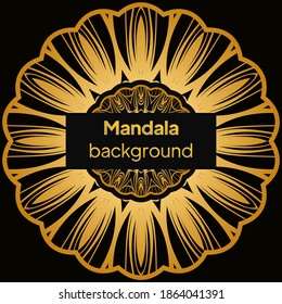 Round pattern, vector ornament Outline flower mandala. decorative ornament. floral design element.