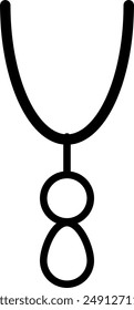  round pendants or talismans vector design