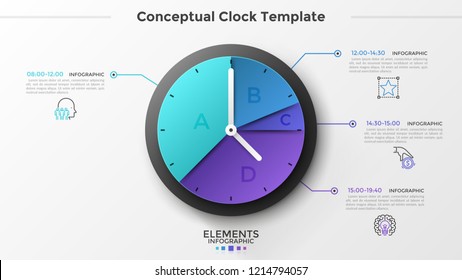 Time Pie Chart Template