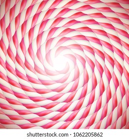 Round pink sweet candy template for banner, cover, brochure, poster, flyer, card, postcard. EPS 10 vector file
