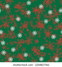 Round Polka Background. Green Abstract Fun. Random Snow Color. Seamless Graphic Christmas. Small Flying Polka Spot. Pattern Cute Bubble. White Vector Dot. Irregular Night Falling. Red Birthday Dot.