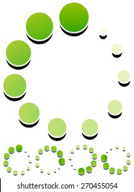 Round preloader, buffer shape, circular progress indicator