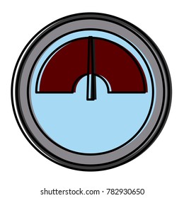 round pressure gauge