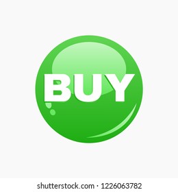 round realistic button, vector image, web icon, web design element