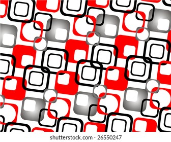 Round retro background