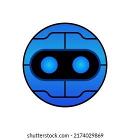 round robot design vector illustration