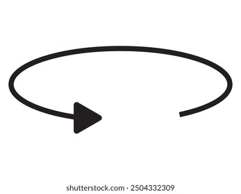 Round and Rotation arrow icon with angle 45, 90, 180, 360 degrees vector illustration. angles of turn swivel icon 45 to 360 degrees icon.