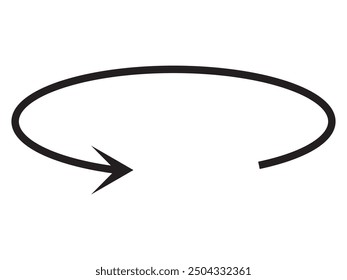 Round and Rotation arrow icon with angle 45, 90, 180, 360 degrees vector illustration. angles of turn swivel icon 45 to 360 degrees icon.