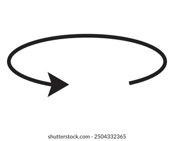 Round and Rotation arrow icon with angle 45, 90, 180, 360 degrees vector illustration. angles of turn swivel icon 45 to 360 degrees icon.