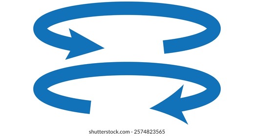 Round and Rotation arrow icon with angle 45, 90, 180, 360 degrees vector illustration. angles of turn swivel icon 45 to 360 degrees icon. eps 10