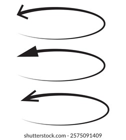 Round and Rotation arrow icon with angle 45, 90, 180, 360 degrees vector illustration. angles of turn swivel icon 45 to 360 degrees icon. 1176