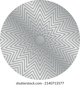 Round scratch layer with metal pattern texture template