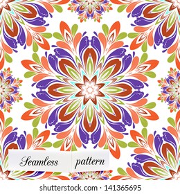 round seamless pattern can be used for wallpaper, website background, textile printing