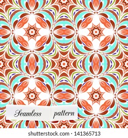 round seamless pattern can be used for wallpaper, website background, textile printing