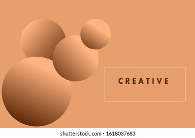 Round Shape Abstrack Background Vector Illustration Stock Vector ...