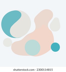 Round Shape, Round Abstract Vector Set, Round Oblong Shape Set, Trendy Circle, Modern Banner, Abstract, Blob, Geometric Vector Graphic Circle Elements Illustration Background for Sale Signs, Vector