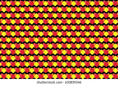 round shape bright color clean smple vector modern pattern