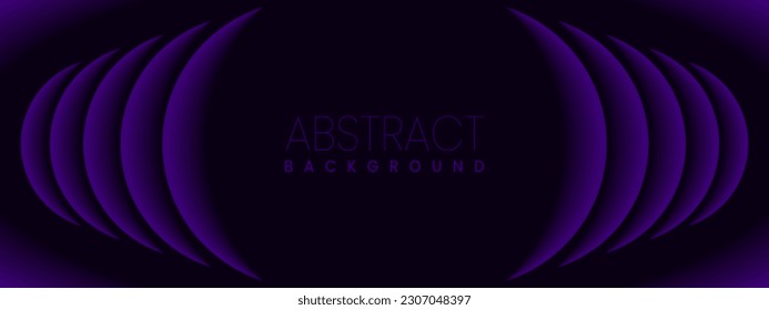 Round shape event backdrop. UV shade circles motions in dark background