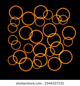 Round shape glow for holidays and presentations