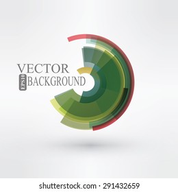 Round Shape Logo Design Vector Illustration Stock Vector (Royalty Free ...