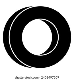 The round shape logo with a very charming white background