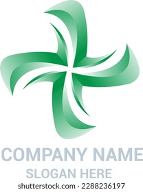 Round shape star logo design vector file.