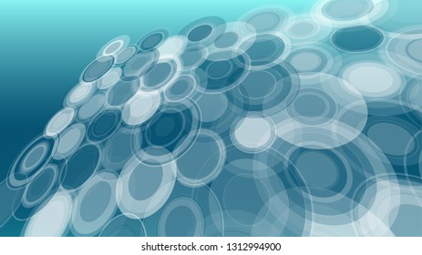 Round shape vector abstract illustration