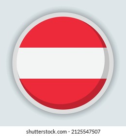 Bandera redonda de Austria