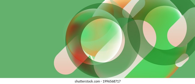 Round shapes abstraction for web liquid color background design. Fluid gradient shapes composition. Futuristic design posters. Eps10 vector
