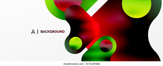 Round shapes and circle geometric abstract background. Vector Illustration For Wallpaper, Banner, Background, Card, Book Illustration, landing page