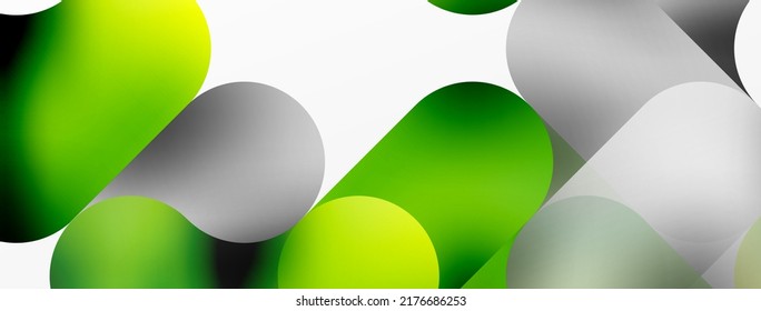 Round shapes and circle geometric abstract background. Vector Illustration For Wallpaper, Banner, Background, Card, Book Illustration, landing page