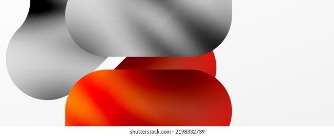 Round shapes and circle geometric abstract background. Vector Illustration For Wallpaper, Banner, Background, Card, Book Illustration, landing page