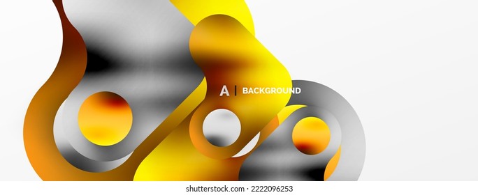 Formas redondeadas y fondo abstracto geométrico circular. Ilustración vectorial para fondo de escritorio, pancarta, fondo, tarjeta, ilustración del libro, página de inicio