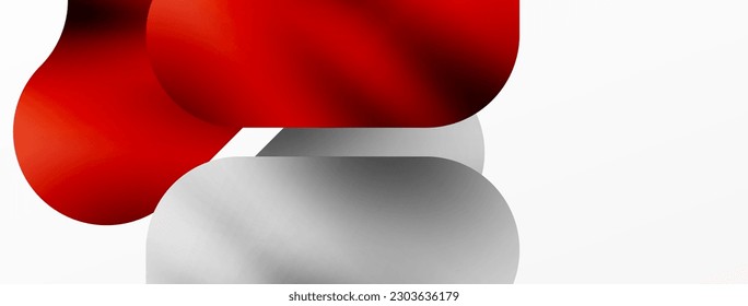 Round shapes and circle geometric abstract background. Vector Illustration For Wallpaper, Banner, Background, Card, Book Illustration, landing page