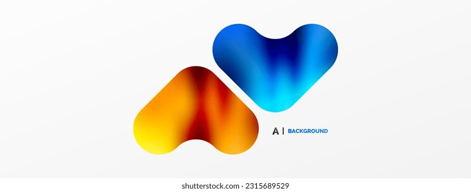 Round shapes and circle geometric abstract background. Vector Illustration For Wallpaper, Banner, Background, Card, Book Illustration, landing page