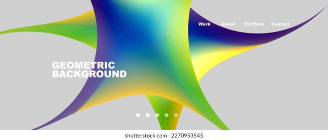 Round shapes and circles geometric abstract background. Vector Illustration For Wallpaper, Banner, Background, Card, Book Illustration, landing page