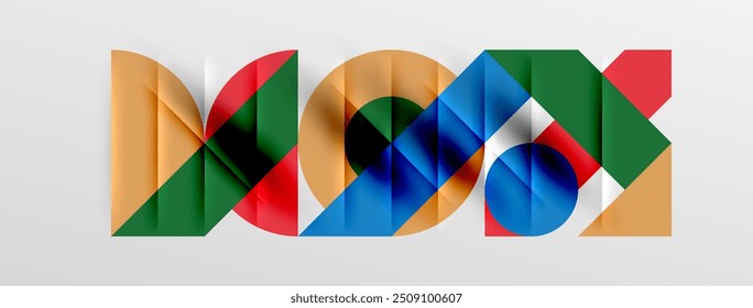 Round shapes, circles and lines minimal geometric background. Vector Illustration For Wallpaper, Banner, Background, Card, Book Illustration, landing page