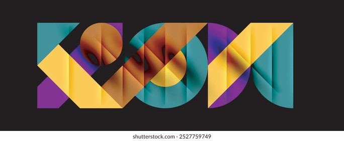 Formas redondas, círculos y líneas de fondo geométrico mínimo. Ilustración vectorial para el Fondo de pantalla, Anuncio, fondo, tarjeta, ilustración del libro, landing page