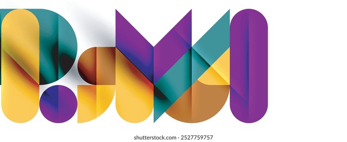Round shapes, circles and lines minimal geometric background. Vector Illustration For Wallpaper, Banner, Background, Card, Book Illustration, landing page