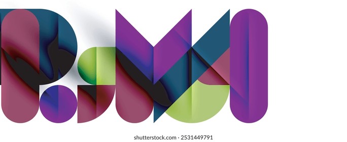 Round shapes, circles and lines minimal geometric background. Vector Illustration For Wallpaper, Banner, Background, Card, Book Illustration, landing page