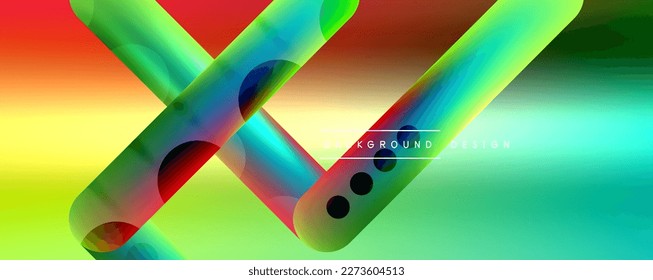 Round shapes and lines with fluid gradients abstract background. Vector illustration for wallpaper, banner, background, leaflet, catalog, cover, flyer